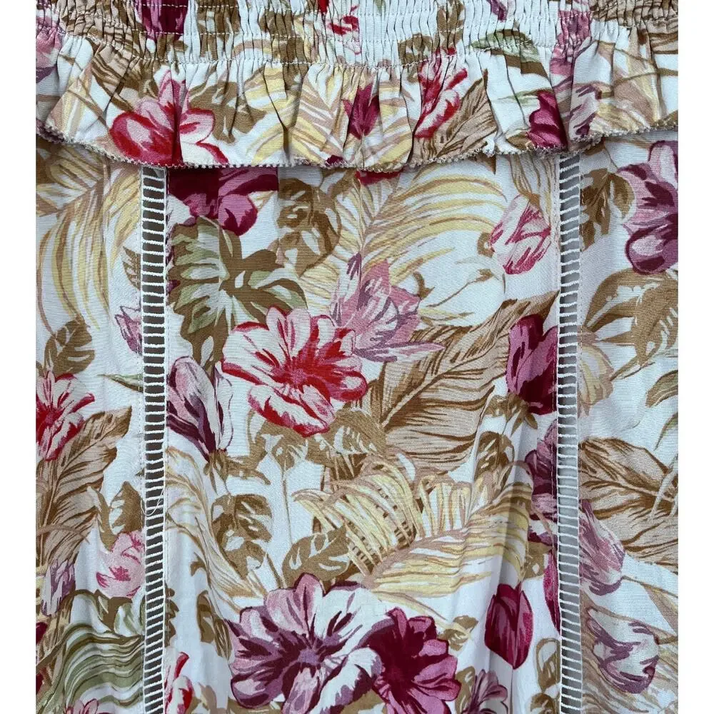 ASTR the Label dress Riviera floral off the shoulder minidress Large L - Picture 5 of 10